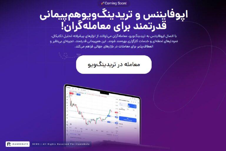 اتصال اپوفایننس به تریدینگ ویو برای دسترسی به نمودار لحظه‌ای