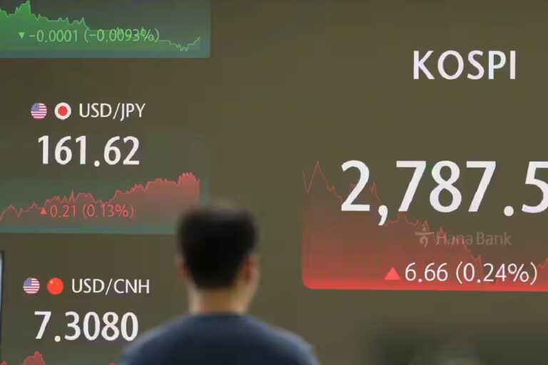 افت شاخص‌های بازار آسیا در پی کاهش سهام تکنولوژی در وال استریت