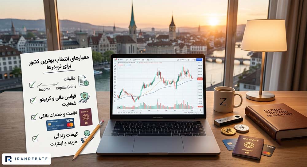 معیارهای انتخاب کشور مهاجرت برای تریدرها