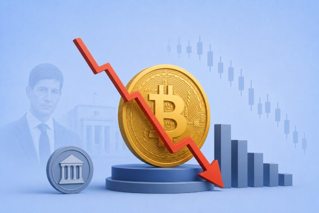 افت بیت‌ کوین و تأثیر تصمیم فدرال رزرو