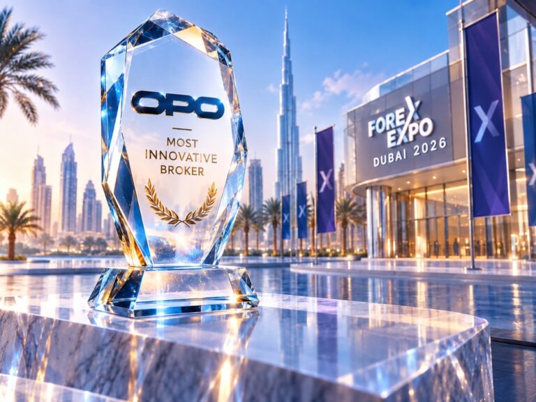 OPO در فارکس اکسپو دبی ۲۰۲۶ جایزه نوآورترین بروکر را دریافت کرد