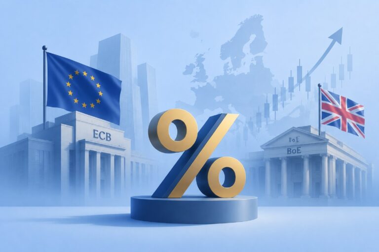 احتمال افزایش نرخ بهره اروپا ECB و BoE